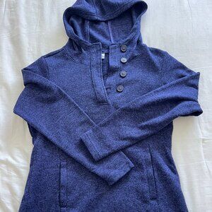Columbia Hooded Sweater with Button neck